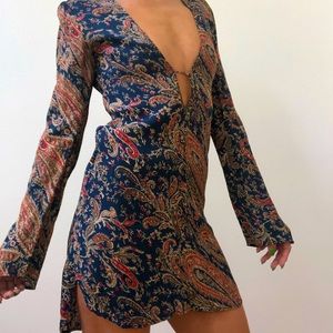 Reformation long sleeve dress